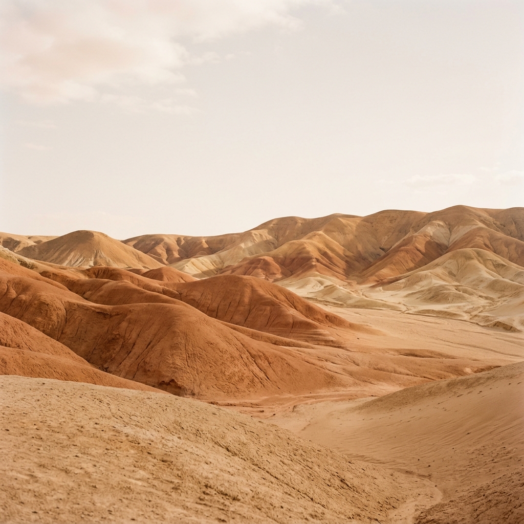 Rich clay soils blending into high valleys.